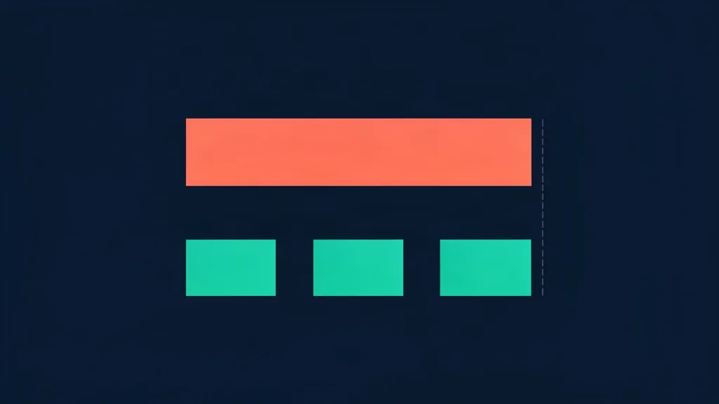 Chart with one long bar above three short bars spanning the same width — the same work done sequentially above the same work split into parallel chunks