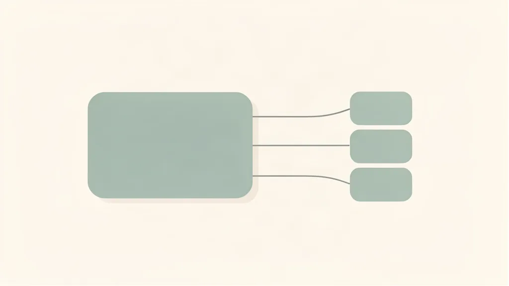 One large card on the left joined by three lines to three smaller cards, showing the hidden costs that come with hiring an editor.