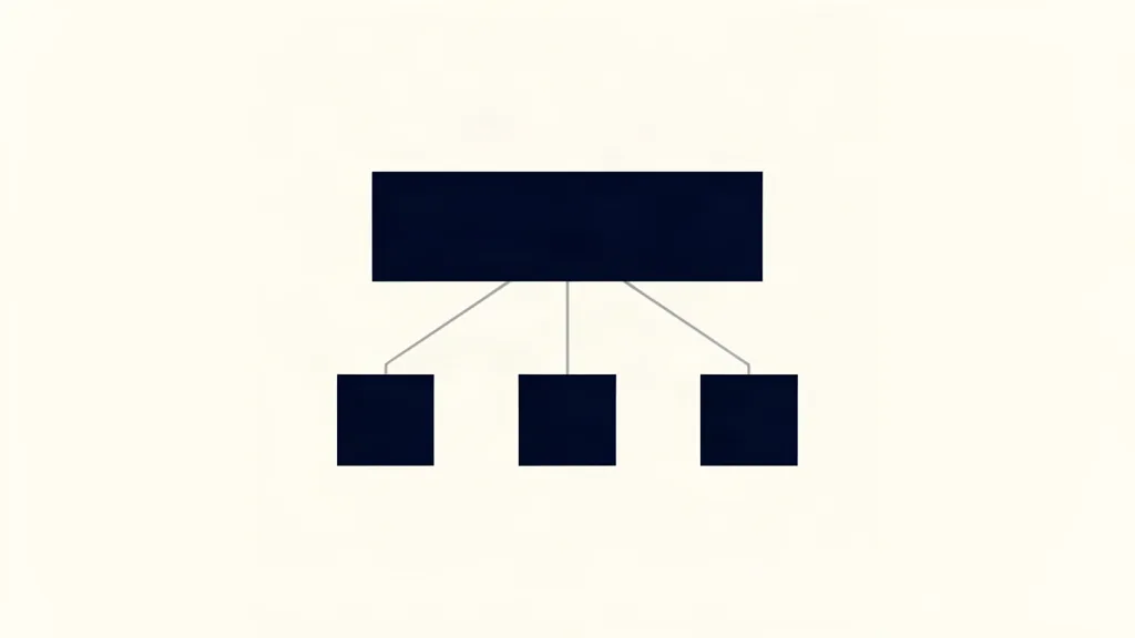Diagram: one wide dark card connected by plain lines to three identical smaller cards below it, one source file feeding several clippers.