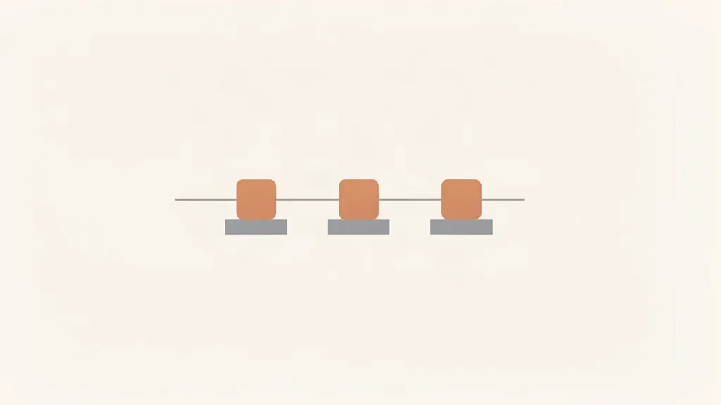 Three identical clip cards, each resting on an identical grey bar, showing that every clip carries the same fixed editing overhead.